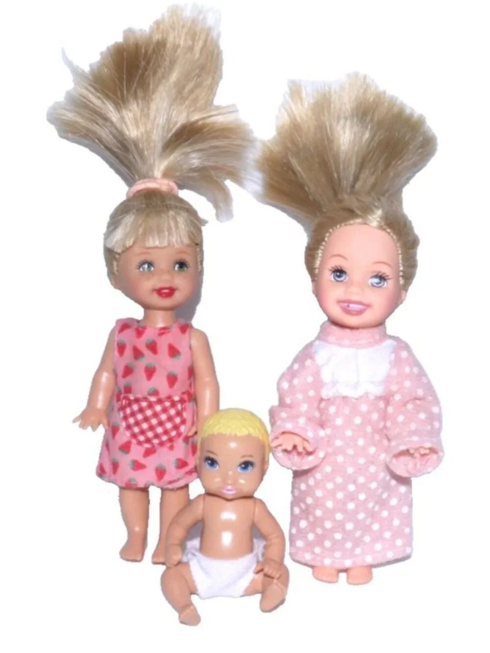 Set of three vintage Mattel dolls two 4